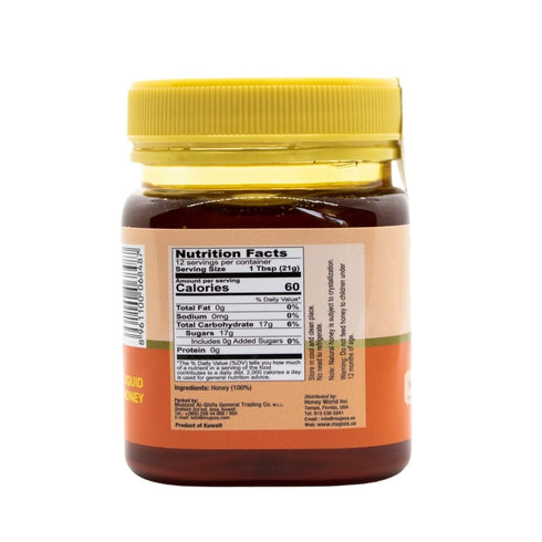 Authentic Mountain Sidr Honey, 100% Natural Raw Liquid Honey (250g / 8.8oz), Gluten Free