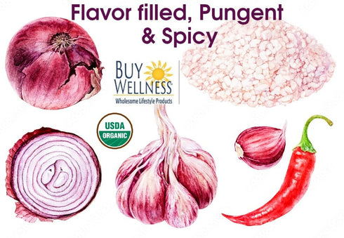 14 oz Organic Onion Granules, Bulk Bag, Granulated Red Onions Scallion Rich Flavor Aroma and Fresh Taste Granulated