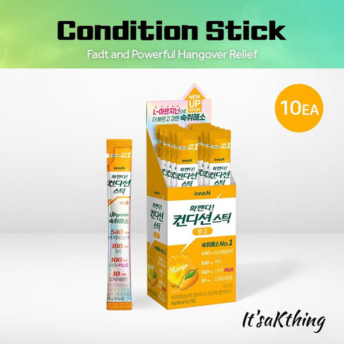It'saKthing 18g*10 Fresh tmorrow Jelly Stick Mango Flavor Sticks