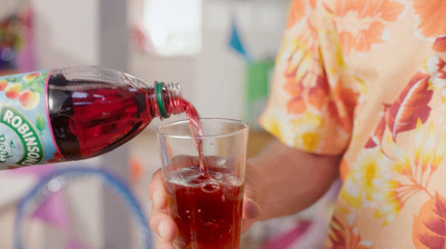 Robinsons 1-Liter (Pack 4) Robinson's Fruit Drink, Apple & Blackcurrant, No Added Sugar, Plastic Bottles