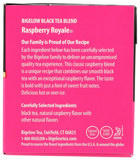 20 (Pack 2) Bigelow Raspberry Royale Tea Bags - ct