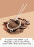 3.88 oz, Korean Food NUTDY NUT Jumbo Cashew Nuts, Deep Cacao Flavor, Roasted with Shells, Resealable Zipper Bag
