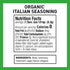 Spice Hunter Italian Seasoning, Organic, 0.4 oz (Pack of 6)