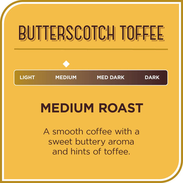 Don Francisco's Butterscotch Toffee Flavored Ground Coffee, 100% Arabica (12 Ounce Can)