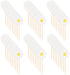 Hengmerry Set 36 Daisy Cupcake Toppers, Daisy Flower Cake Picks Chrysanthemum Party Decorations for Spring Birthday