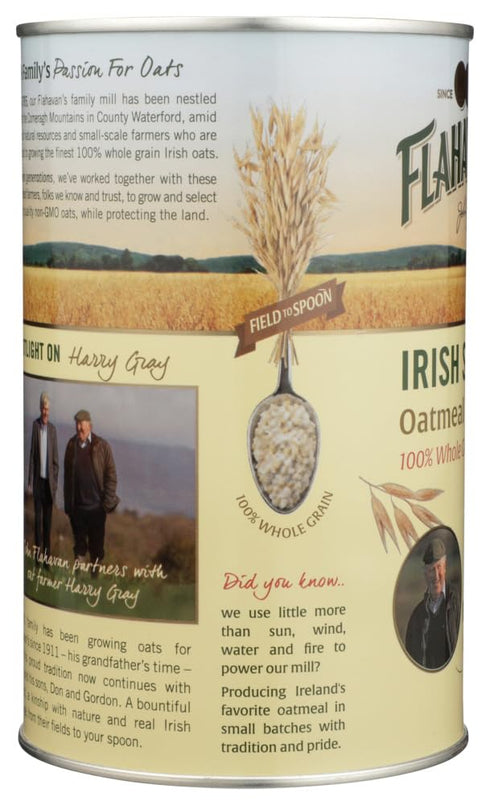 28-ounces (Pack 2) Flahavan's Irish Steel Cut Oatmeal Tin, of by Flahavans