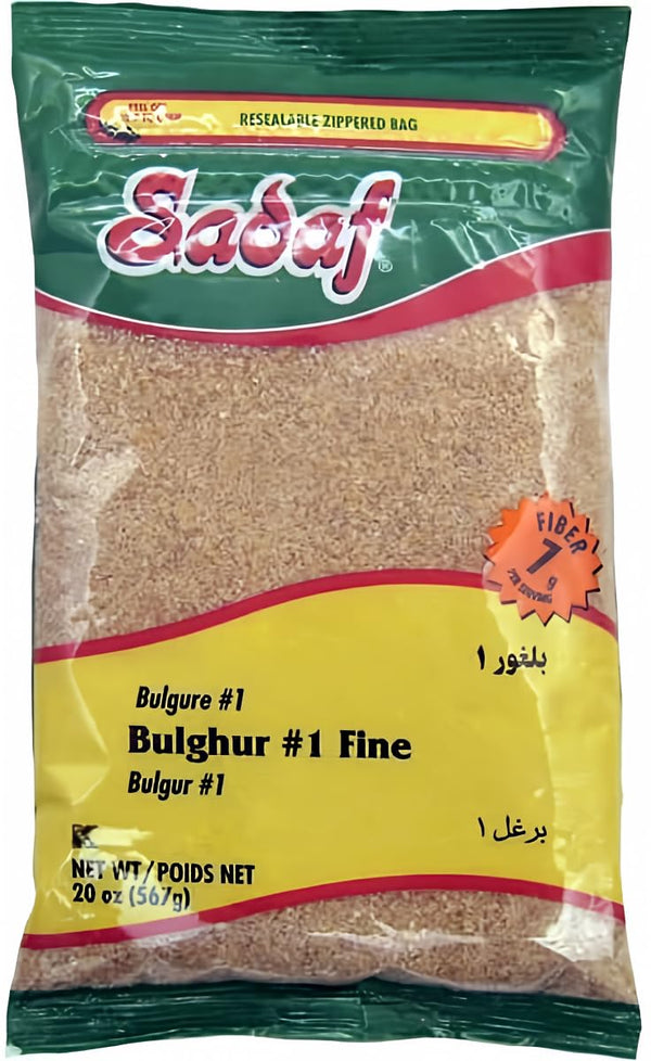 Sadaf Bulghur #1 Fine - Bulgur Wheat for Cooking and Food Flavoring