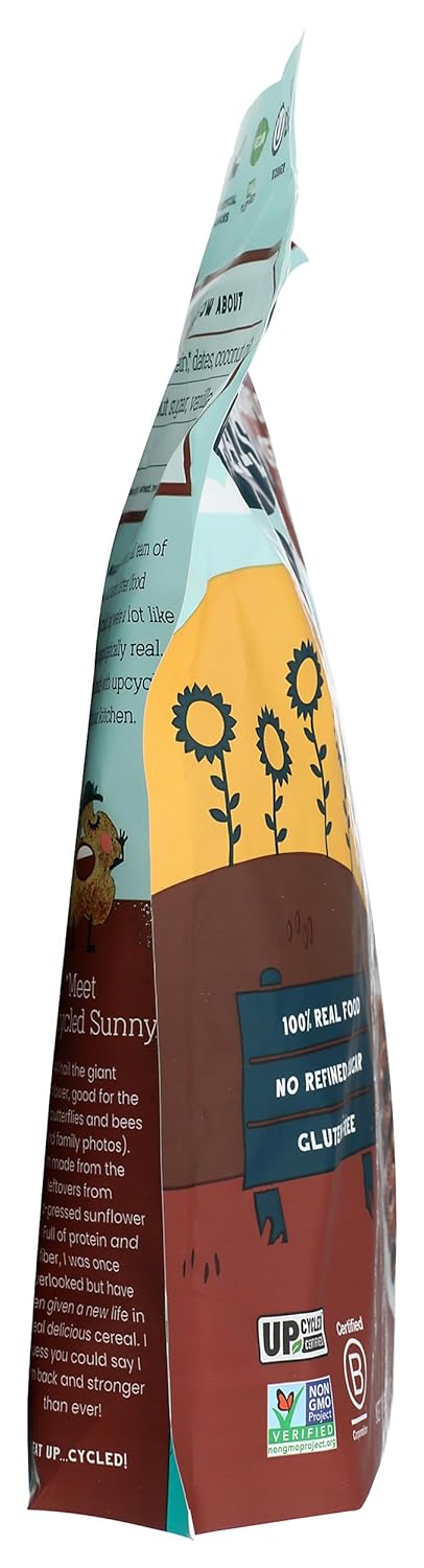 8 Oz 5g 1g (Pack 2) Seven Sundays Sunflower Cereal, Real Cocoa, Bag, Grain & Gluten Free, Upcycled Protein, Added