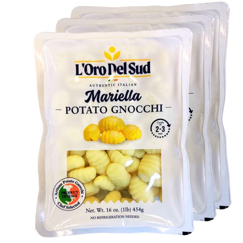 LOro Del Sud Mariella Potato Gnocchi Authentic Italian Pasta Dumplings (Pasta di