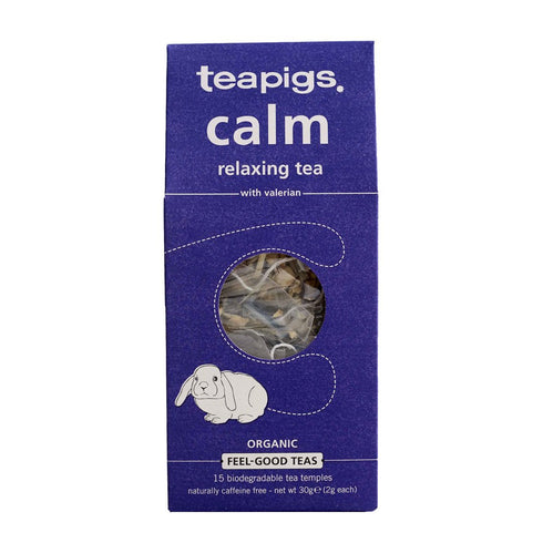 Teapigs Organic Calm Herbal Tea Made With Whole Leaves and Flowers (6