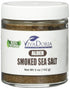 Alderwood Smoked Sea Salt, Fine Grain, 5 Oz Glass Jar by Viva Doria