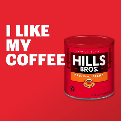 Hills Bros (26 (Pack 2)) . Original, Medium Roast, Coffee Ounce