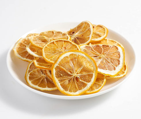 3 Oz/85g,Dehydrated Lemon.100% Premium Dried Lemon Slices Dry Natural & No Additives,No Sugar Added.