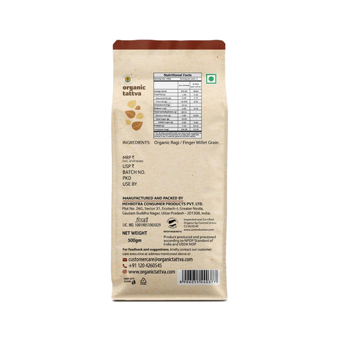 1Lb Organic Tattva Ragi Flour