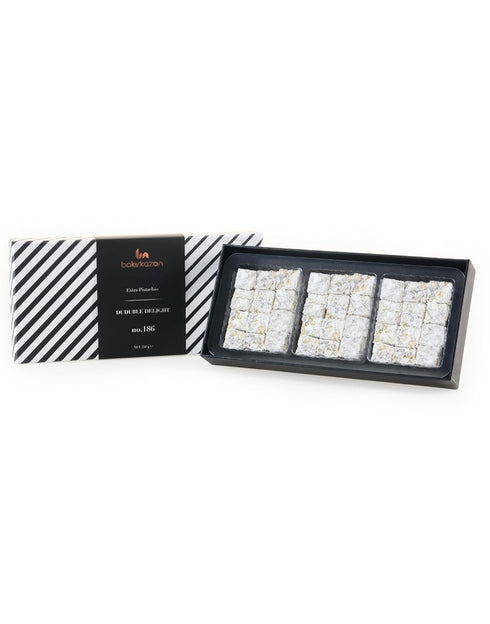 %40 8.8 oz Turkish Delight Extra Duduble by BAKIRKAZAN, PISTACHIO Turkish Delights Candy Luxury Food Gifts, Turkish