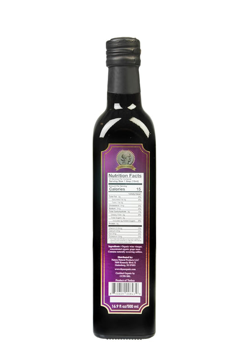6%, 16.9 Oz. (Pack 1) THYA Organic Balsamic Vinegar, Acidity USDA Organic, Non GMO, Gluten free, Fl