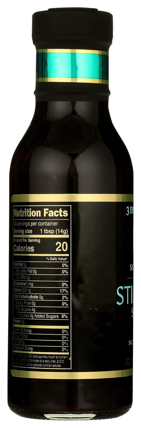3 Dragons 12 (Pack 6) Sizzling Stir-Fry Sauce, Fat Free, Ounces