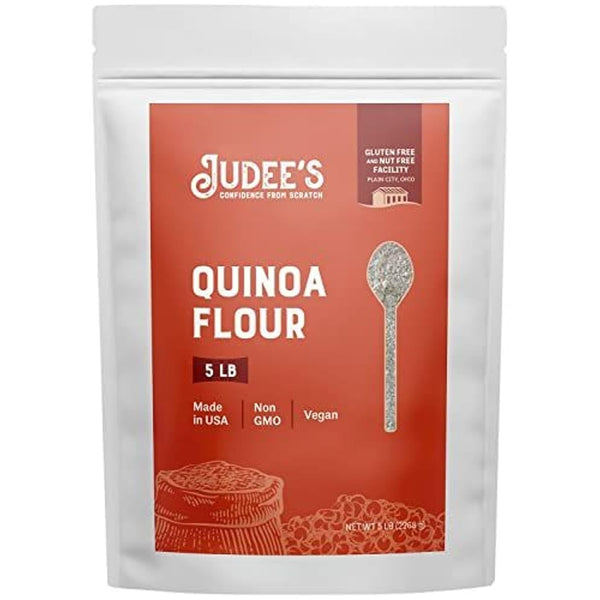Judee's Quinoa Flour 5 lb - Made In USA, Non-GMO, Vegan -