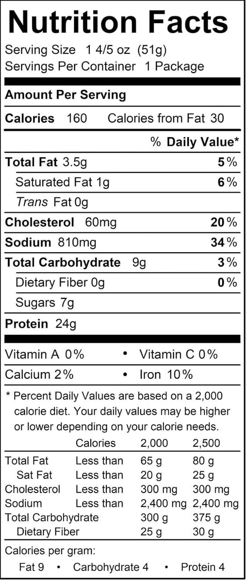7 Katie's Beef Jerky - Pot Primo Hot & Spicy Beef Jerky, Premium quality meat snack, No Preservatives, Nitrites, or MSG
