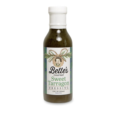 Bettes Gourmet Sweet Tarragon Salad Dressing Gluten-Free, Light Oil & Vinegar Dressing