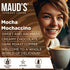18ct Maud's Chocolate Mocha Cappuccino Coffee Pods, - Mochaccino Mocha Flavor - Made with Gourmet Arabica Coffee, Pods
