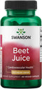Swanson Made with Organic Beet Juice Freeze Dried 500 Milligrams 60 Veg