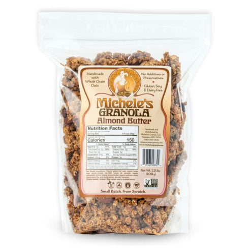 Michele's Granola Almond Butter, Handmade, Whole Grain, Vegan, Gluten-Free & Non-GMO, 36oz
