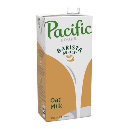 Pacific Foods Barista Series Original Oat Milk, Plant Based Milk, 32 oz
