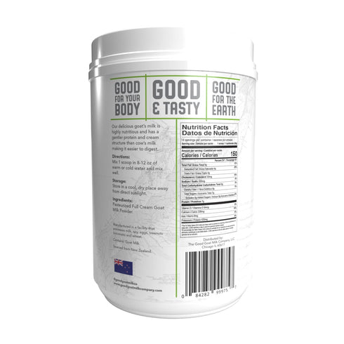 The Good Goat Milk Company 14oz New Zealand Full Cream Goat Milk Powder (Natural)