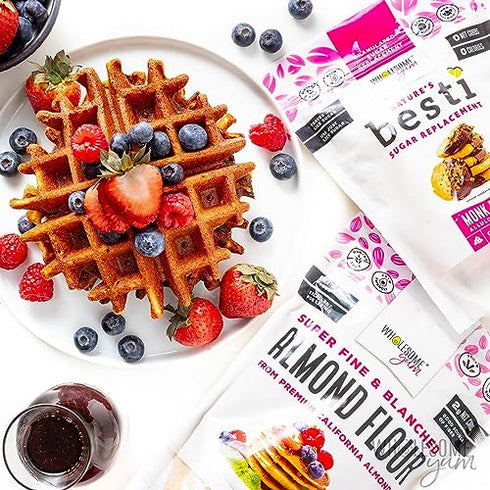 (12 oz, 2 Pack) Wholesome Yum Besti Natural Sugar Substitute - Keto Granulated Monk Fruit Sweetener Blend With Allulose