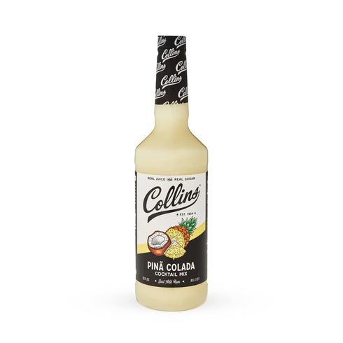 32 oz Collins Pina Colada Mix | Made With Real Pineapple Juice, Coconut and Other Natural Flavors | Tropical Cocktail