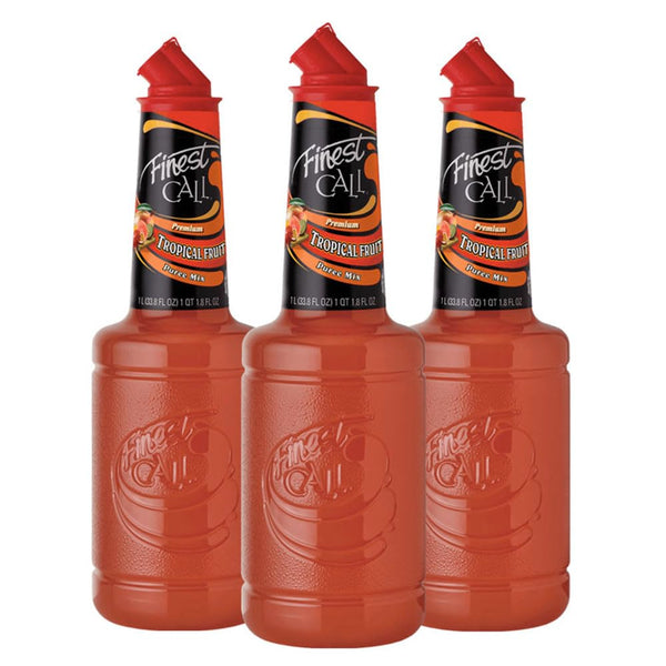 Finest Call Premium Tropical Fruit Puree, 1 Liter Bottle (33.8 Fl Oz),