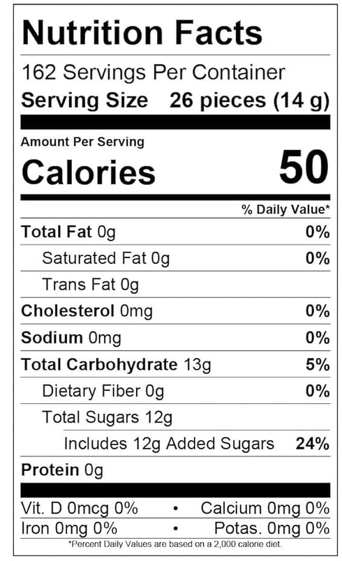 5 90s Candy Blocks Pounds Nostalgic Candy Mix in a Bulk King of Sweets Bag