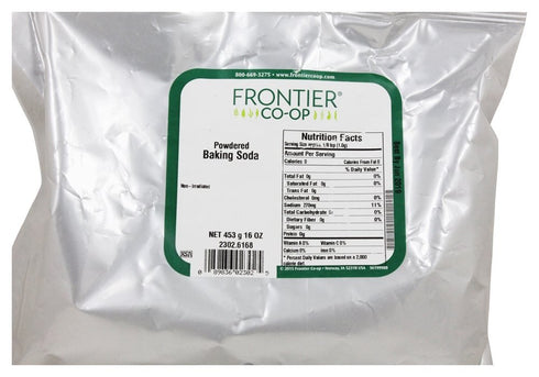 Frontier Herb Bulk Baking Soda Powder, 16 oz