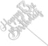 Silver Glitter Happy 13th Birthday Cake Topper - 13th Birthday Party Decoration, 13th Birthday Cake Topper