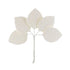 30 Count Global Sugar Art Hydrangea Leaves Sugar Cake Flowers Small White, by Chef Alan Tetreault