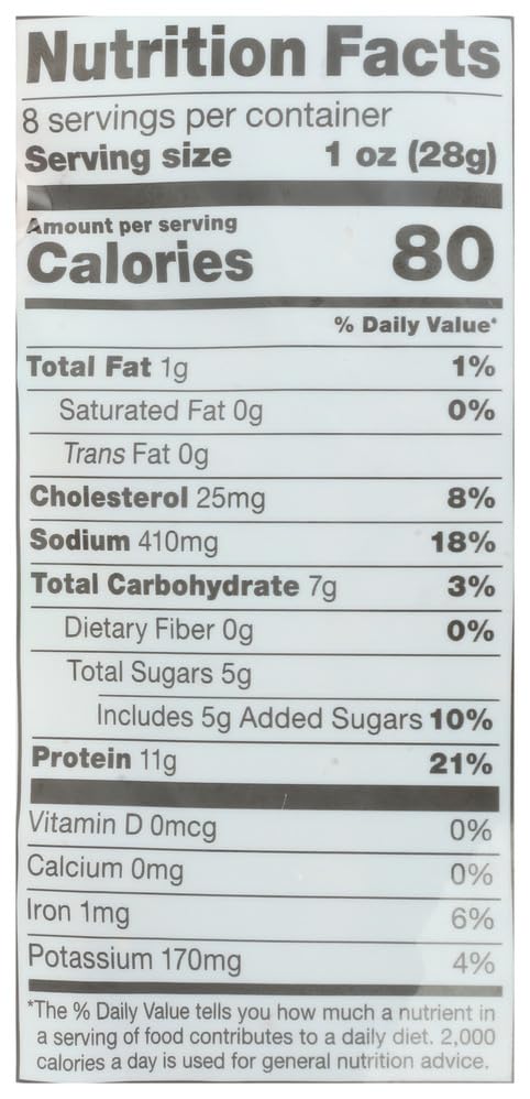 365 8 by Whole Foods Market, Original Family Size Beef Jerky, Ounce