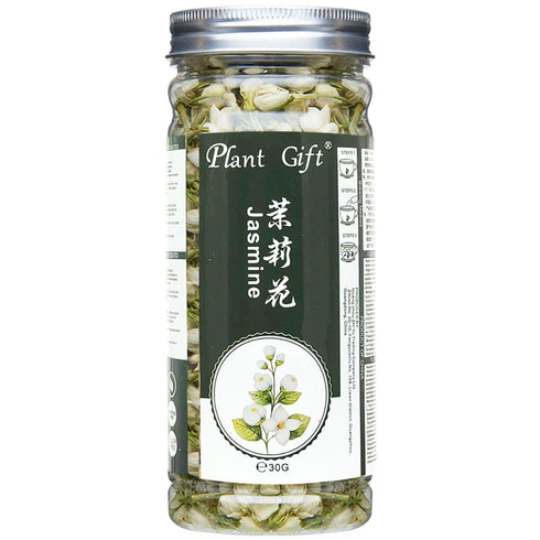 Plant Gift -3 0g/1.05oz 100% Dried Jasmine Flowers - Natural Jasmine Tea Edible Flowers - Pure Jasmine Buds Loose Leaf