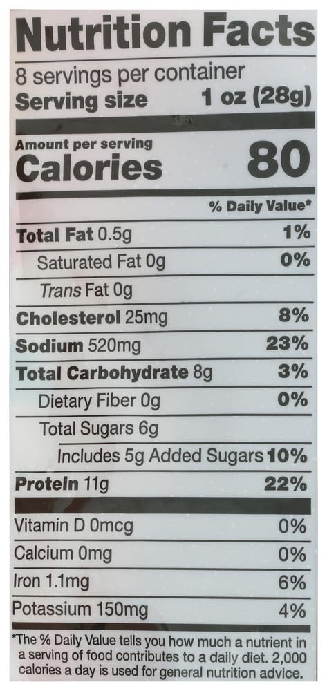 365 8 by Whole Foods Market, Grass-Fed Beef Jerky, Peppered, Natural Smoke Flavor, Ounce