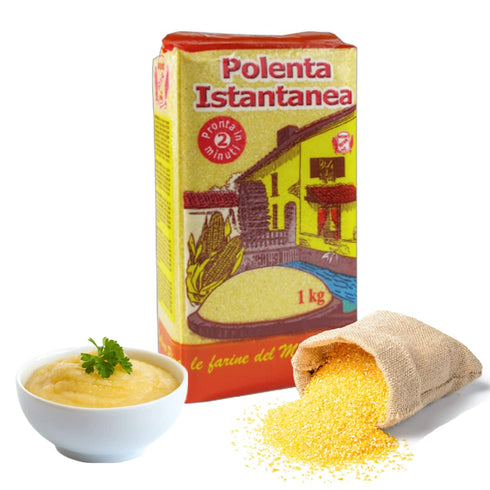 Molino Riva Yellow Instant Polenta 2.2 lb | Ready in 2 Minutes| Pack of