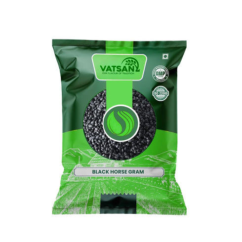 VATSAN Pure Black Kollu (Karuppu Horse Gram) Organic Superfood, High-Protein Kulthi Dal, Ancient