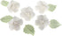 Global Sugar Art Blossoms and Leaves Edible Sugar Cake & Cupcake Flowers,