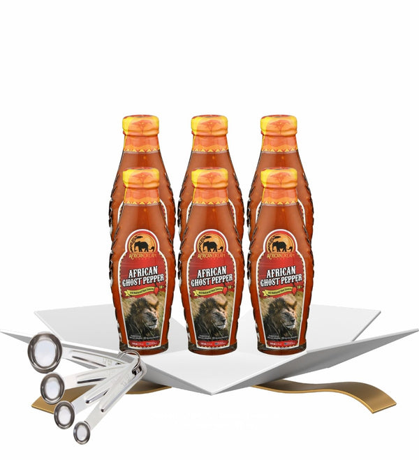GROVE African Dream Foods Sauce Afr Ghost Pepper 6 Pack (5 fl oz