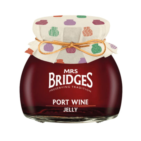 Mrs Bridges Port Wine Jelly, Made in Scotland, 7oz Jar (Pack of
