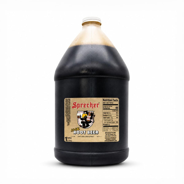 Sprecher Low-Cal Root Beer Soda Extract Syrup, Fire-Brewed Craft Soda Concentrate, Handcrafted Gourmet