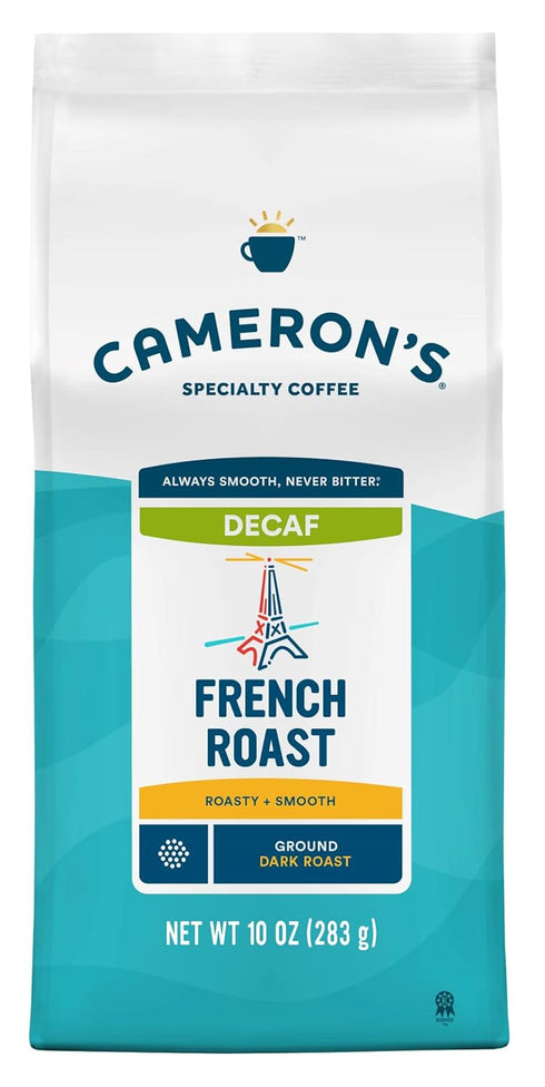 10 Pack 6 Cameron's Coffee Roasted Ground Coffee Bag, French Roast, Ounce of - NEW