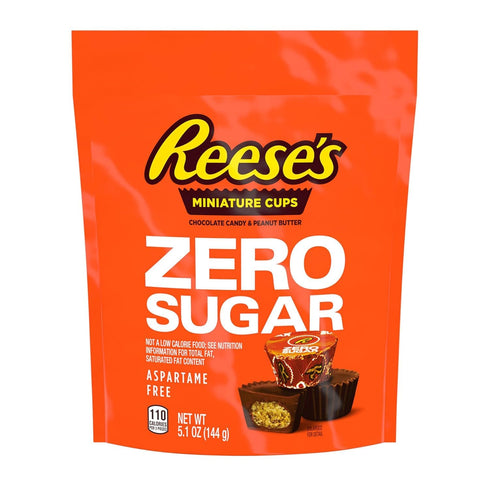 9 SHANI'S ROOTS SHOOTS Zero Sugar Miniature Peanut Butter Cups Chocolate Candy with Peanut Butter Filling,