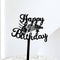 PVIKOSROL Music Cake Toppers, Black Musical Notation Cake Toppers,Musical Theme Birthday Party Supplies