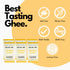 Original Grass-Fed Ghee Butter by Indian Milk & Honey, 0.5 Ounce Sachets (Pack of 6), Lactose & Gluten Free