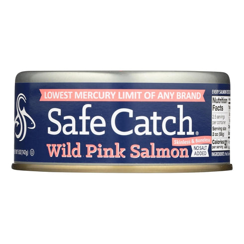 Safe Catch - Premium Skinless & Boneless Wild Pink Salmon No Salt
